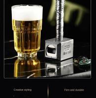 Abrebotellas Creativo Llave De Barra Regalo Para Casa Y Día a Día Herramienta Multifuncional De Acero Inoxidable Hammer Beer Bottle Opener - details 5