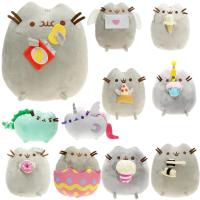 Peluche De Gato Anime Pizza 15Cm Suave Relleno De Algodón PP Juguete De Dibujos Animados Para Niños Cumpleaños Regalo Kawaii Sushi Patata Ángel Galleta Ice Cream - details 0