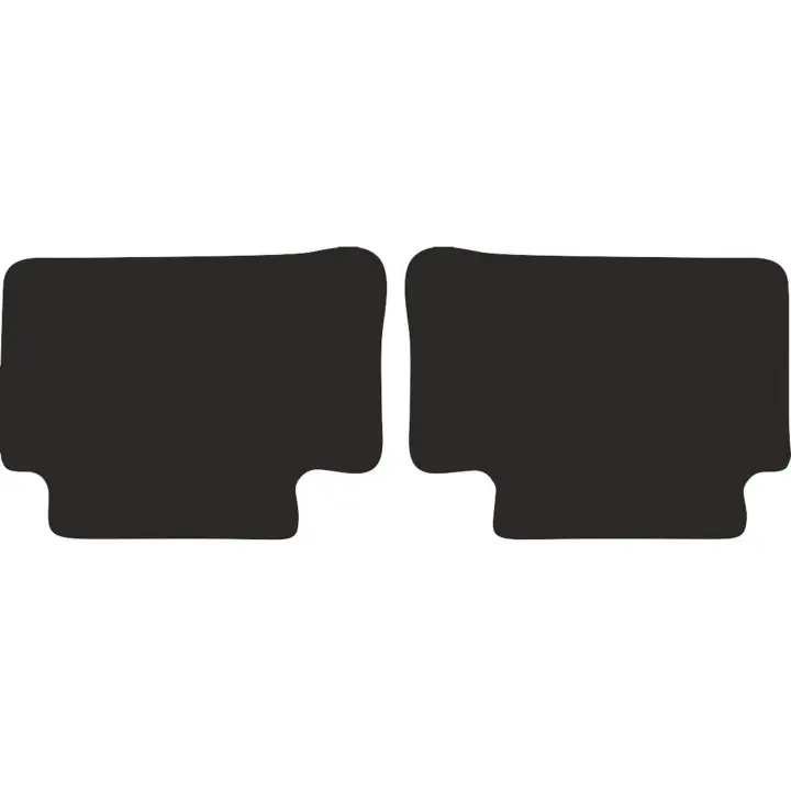 Alfombrillas traseras para: Opel Agila B hatchback 2008-2014 - 1