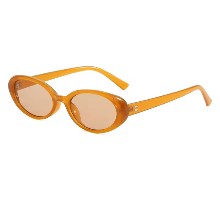 Gafas De Sol Ovaladas Pequeñas Para Mujeres Moda Nueva Retro Coloridas Protección UV400 Anteojos De Sol Para Ocasiones Casuales - 1
