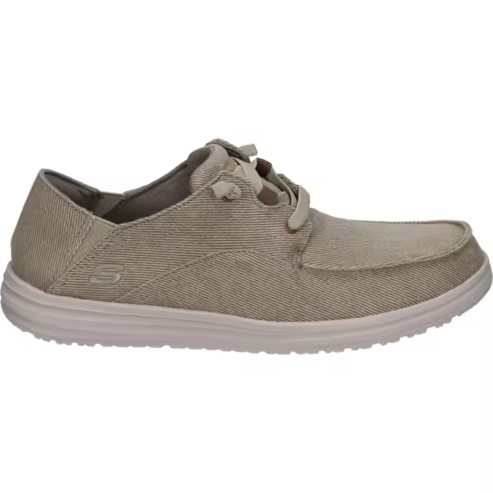 SKECHERS | Zapatos Skechers Melson Volgo para Hombre – Náuticos Casual en Color Marrón – Zapato Cómodo con Cierre de Cordones – Cómodos y Ligeros – Alta Calidad – Air Cooled Memory Foam – Modelo 66384-TAN - 1