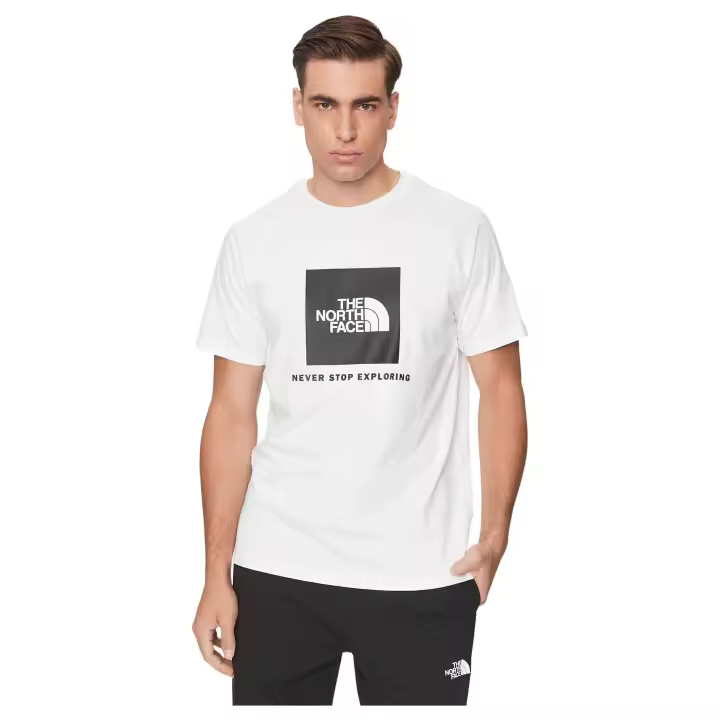 Camiseta de Manga Corta The North Face Redbox para hombre en color blanco - 1