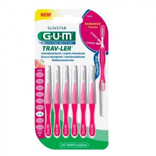 Gum Cepillo Interdental Travler 1612 1,4 EL PRECIO INCLUYE 5 UNIDADES - 1