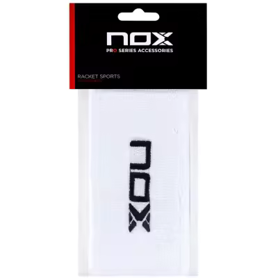 Muñequeras Nox Blanco/Logo Negro - 1