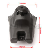 Tapa De Tanque De Gasolina Negra Para Motocicleta Nuevo Plástico Para Honda CRF XR 50-125CC Bicicleta De Pista Sucia SSR - details 2