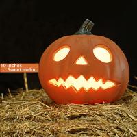 1Pc Decorativo Calabaza Halloween Luces De Lámpara Decoración De Calabaza Para Exterior Estilo Moderno Cerámica Y Enamel - details 11