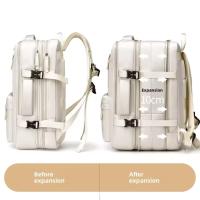 Mochila 40x30x20 Avión, Mochila para equipaje de mano de cabina, Mochila para portátil para viajes en avión, Mochila escolar, Bolsa para hombres y mujeres. (NEGRO) - details 6