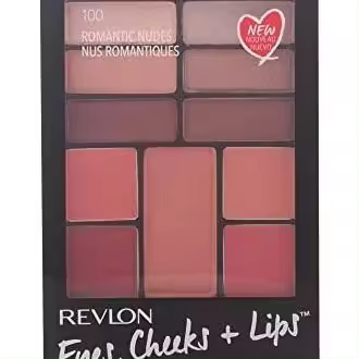 REVLON EYES , CHEEKS + LIPS PALETTE 100 ROMANTIC NUDES / NUS ROMANTIQUES - 1