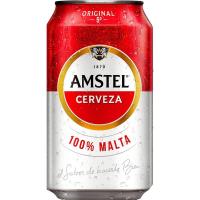 AMSTEL cerveza 100% malta 5% vol. alc. lata 330 ml - Caja 24 uds - details 0