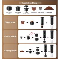 Portable Cordless Electric Espresso Machine for Car, Home, Camping 3 in 1 Capsule Powder Travel Coffee Machine - details 6