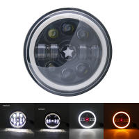 Faros De Motocicleta LED Redondos De 7.5 Pulgadas Universal Cafe Racer Luz De Distancia Refit Faro De Motocicleta 40w - details 29