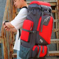 90L Mochila de senderismo ligera Mochila de trekking y resistente al agua,mochila de deporte al aire libre,bolsa de viaje para escalar,acampar,viajar，Ripstop e impermeabledetails 0