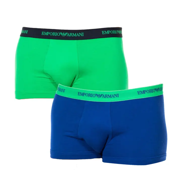 Armani-Pack 2 Boxer de Algodón Elástico 111210-6P717 para Hombre - 1