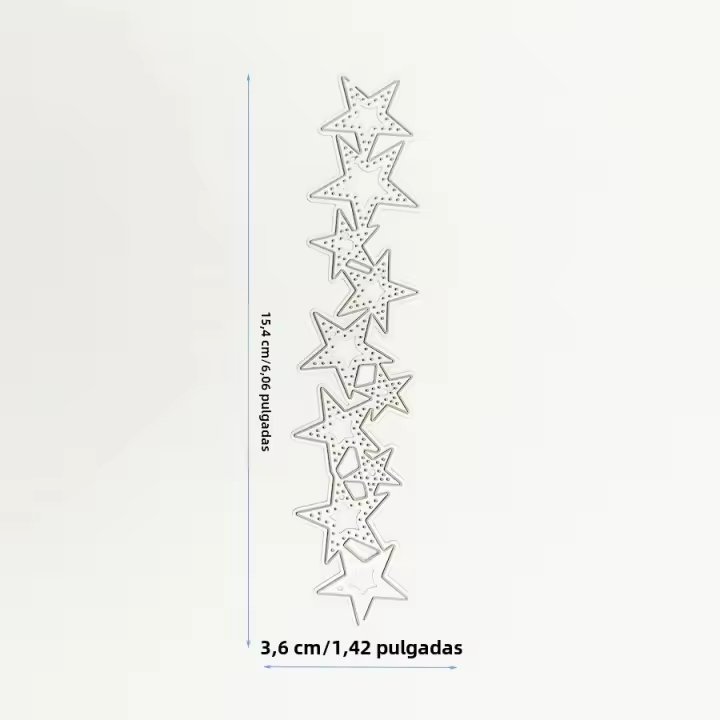 Nueva Llegada 2024 Múltiples Patrones De Corte En Metal Para Scrapbooking Y Cartelería Caja De Regalo Envelope Corazón Estrella Con Molde De Cuchillo Herramientas De Manualidad - 1