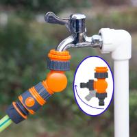 Conector De Riega Jardín 1/2 Pulgada Adaptador De Grifo Plástico Conexión Rápida Click-lock Para Riego Y Riego - details 0
