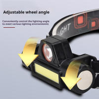 Linterna Frontal LED Recargable Para Pesca Y Camping Con Luz XPE COB Y Imán Fuerte Super Brillante Resistente Al Agua Para Exteriores - details 1