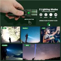 3 LED Super Bright Mini LED Flashlight 2000LM Portable EDC Flashlight TYPE-C Rechargeable IP68 Camping Light with Battery Display - details 1