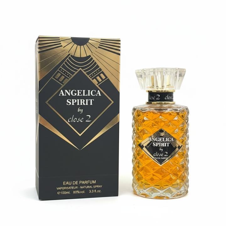 Angelica Spirit by Close 2 Eau de Parfum 100 ml. Perfume con aroma oriental intenso, con notas cálidas, ambaradas, especiadas y amaderadas que aportan una fragancia elegante y sofisticada. 🚚 Envíos a España 24/48h.