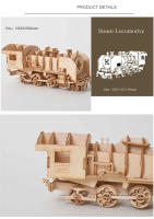 Puzzle 3D De Madera DIY Juguete Mecánico De Armar Modelo De Barco Juego De Construcción Regalo De Navidad Para Adultos - details 4