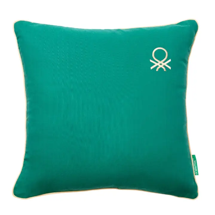 Cojín United Colors Of Benetton Rainbow de Algodón Azul 45x45 Cm - 1
