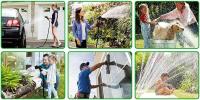 Manguera Mágica Expansible Para Jardín Herramientas De Riego Y Limpieza a Alta Presión Conector Universal Tres En Uno - details 12