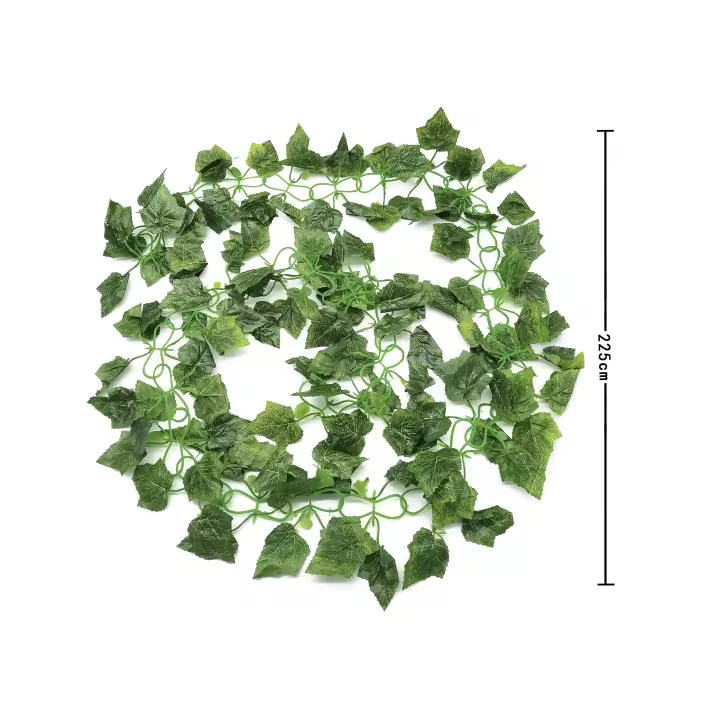 Poenia Arte Floral - Guirnalda de Hojas 220cm - Alta Calidad - 1