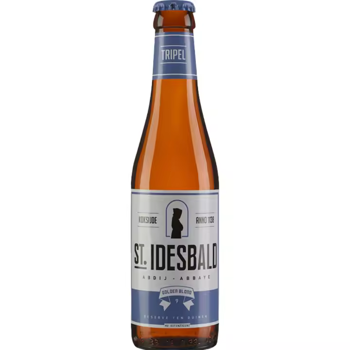 6 uds x Saint Idesbald Triple 33Cl cerveza Belga rubia estilo tripel - 1