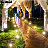 Luces Solares De Jardín 10en1 Impermeables Para Decoración De Patio Camino Valla Luz De Paisaje Exterior ABS LED 5V IP68 - details 6