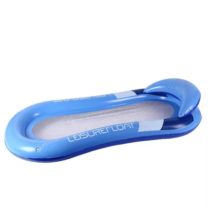 Colchoneta Piscina Adultos, 4 en 1 Hinchables para Piscina, Flotadores Piscina Plegable, Hamaca de Agua Multipropósito, Hamaca de Agua Flotante para Playa y Fiesta en Piscina - 1
