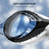 Gafas de Natación Antivaho de Diseño Bicolor Fashion，Gafas de natación expertas: Lentes de alta definición con tratamiento anti-niebla de larga duración, marco grande ergonómico para máxima adherencia - details 2