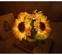 Lámpara De Noche LED Recargable Con 3 Luces Flor De Ternero Iluminación Interior Para Dormitorio Luz De Mesa Decorativa - details 8
