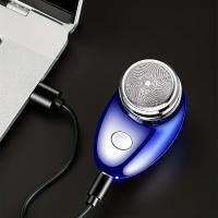 1pc Afeitadora Eléctrica Mini Para Hombres Compacta Y Portátil Para Viajes Recargable Plástico Uso En Rostro - details 2