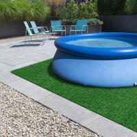 Césped Artificial De 7 Mm  Césped artificial para decoración de exteriores. Ideal para terrazas de restaurantes, bares y cafeterías, jardines, patios, balcones, zonas de barbacoa y ocio en general. - details 0
