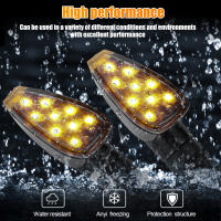 4Pcs Luz De Señalización Para Motocicleta LED Profesional Amarilla Mini Indicador De Giro Universal Para Frente Y Trasero - details 4