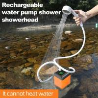 Ducha eléctrica para camping - Batería recargable de 7800mAh, 3 estaciones de presión, medición de temperatura, diseño compacto, ideal para camping y senderismo - details 7