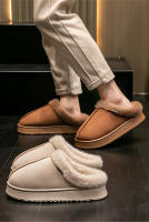 Nuevos Pantuflas De Hombre Con Suela Gruesa Y Peluche Para Invierno Antideslizante Y Calor Interior Adecuadas Para Parejas - details 10