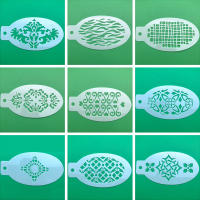 Plantillas De Pintura Facial Y Corporal Profesional 42Pcs/set Angel Rainbow Dots Escala Leopardo Herramientas De Maquillaje En Plástico - details 2