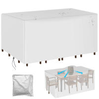 Cubierta Protectora Para Muebles De Jardín Y Terraza 210D Impermeable Cubierta De Polvo Para Sofá Silla Rain Y Snow Estilo Sólido - details 7