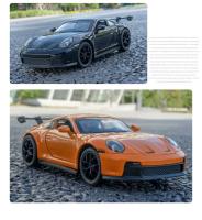 Coche De Simulación 911 GT3 En Escala 1/32 Con Sonido Y Luz Coche Deportivo De Metal Diecast Regalo Para Niños Colección Modelo De Automóvil - details 7