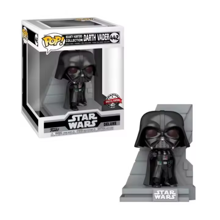 Funko POP! Deluxe Star Wars-Bounty Hunter- Darth Vader- Figura Coleccionable Oficial - Juguete para Niños y Adultos - Fans - Diversidad de Personajes y Temáticas - 1