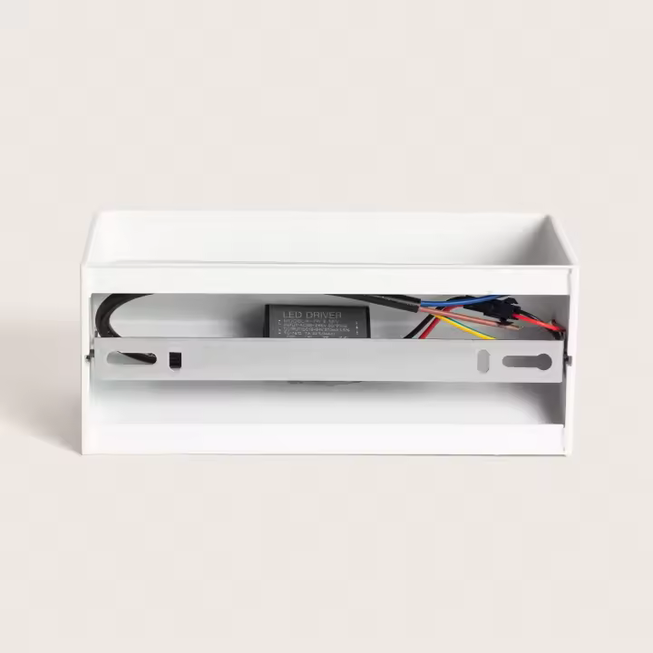 Ledkia Aplique de Pared LED 6W Aluminio Superficie Kawek Blanco - 1