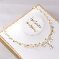 Juego De Collar Y Aretes De Flores Con Rhinestone Zircon Para Bodas Joyería De Novia Accesorios Para Vestidos De Novia Fiesta Regalo Para Mujeres - details 8