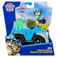 SPIN MASTER - Paw Patrol Patrulla Canina - Coche Dino Rescue + Figura Rex Coche de 15 cm con 1 Figura Rex - 6063452 - Juguetes Niños 3 Años + - details 1