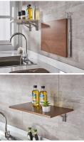 2Pcs Soporte De Ángulo Triangular Plegable Para Estantes Y Mesas Ajustable Y Resistente Montado En La Pared Herramientas Domésticas Con Tornillos Material De Acero Inoxidable - details 7