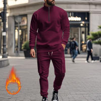 Conjunto Deportivo Casual Para Hombres Verano Otoño Invierno Con Cierre De Cremallera Y Veludo Tejido De Poliéster Talla S a XXXL - details 91