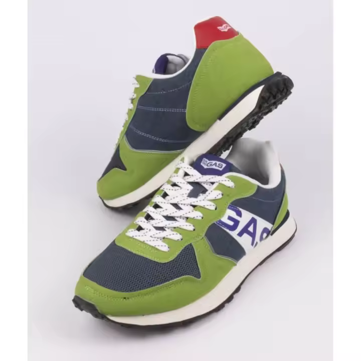Zapatilla Sneaker Gas Parris DNM Green/Denim GAM213219-7132 - Estilo y comodidad en las Sneakers GAS para hombre - 1