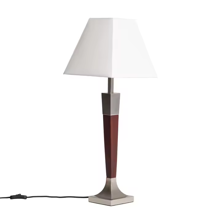 Ledkia Lámpara de Mesa Metal Lizza Piramis Blanco - 1