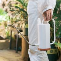 Regadera De Acero Inoxidable 1.2L Con Bocina Larga Para Riego De Plantas Y Flores Jarrón Curvo Herramienta De Jardinería - details 14