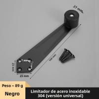 Parador De Puerta De Acero Inoxidable 304 Anticolisión Con Limiter De 90 Grados Material De Goma Durable Para Abertura Esquerda E Direita - details 18