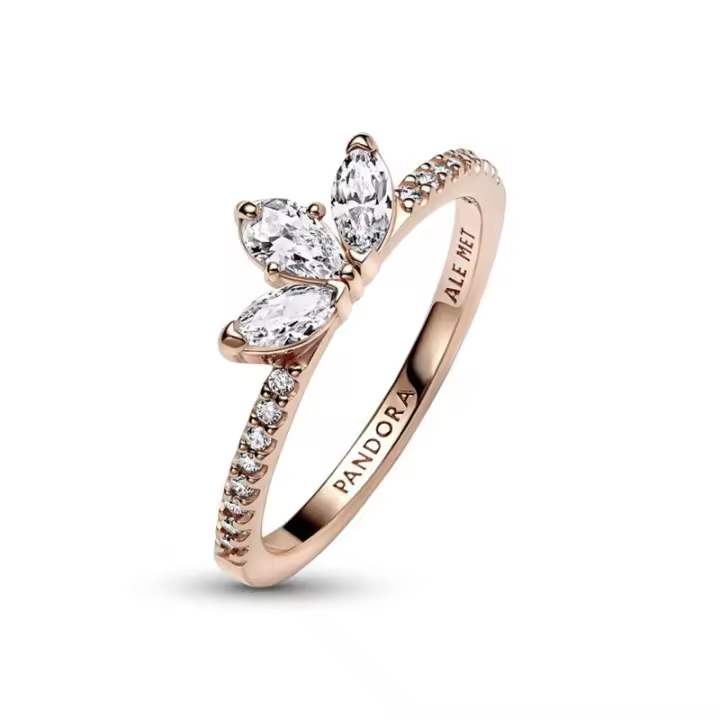 Anillo Pandora Rose Herbario Brillante - 1
